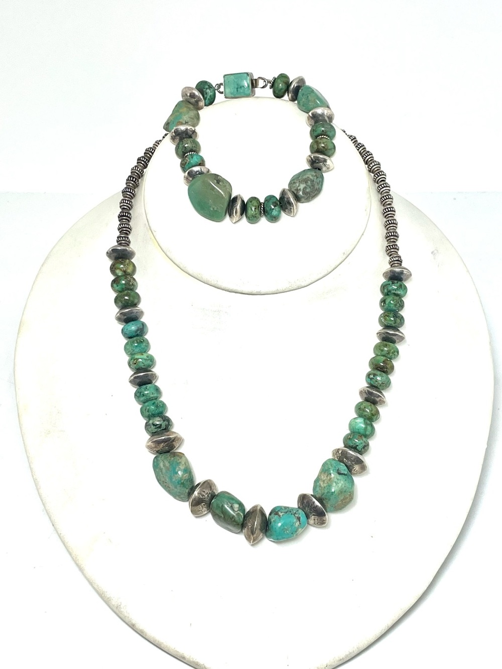 Vintage Southwestern Turquoise Necklace & Bracelet